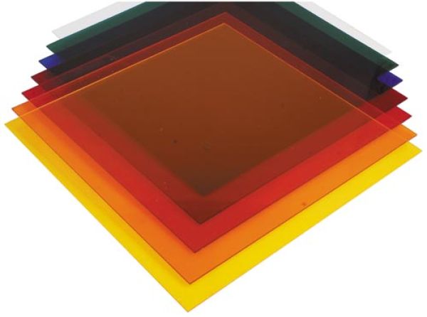 3 mm Acrylglas Platten GS, farbig, transparent, 600x400mm